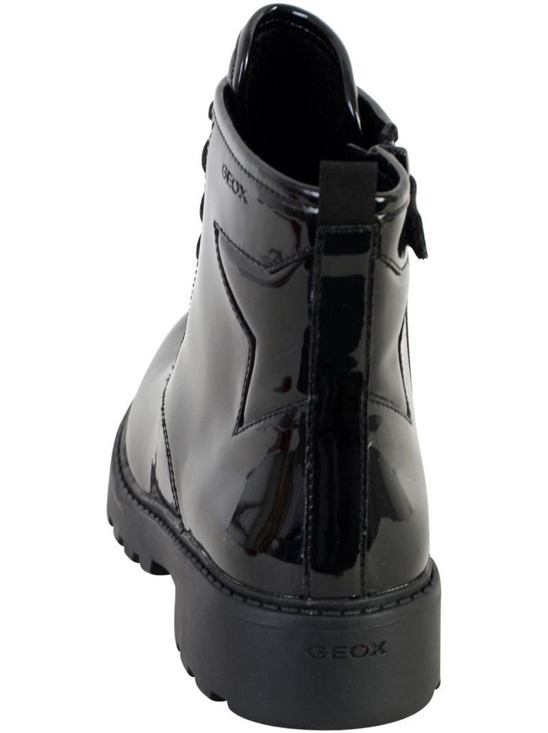 Bottes Geox Enfant Fille J Casey Noir - Kiabi