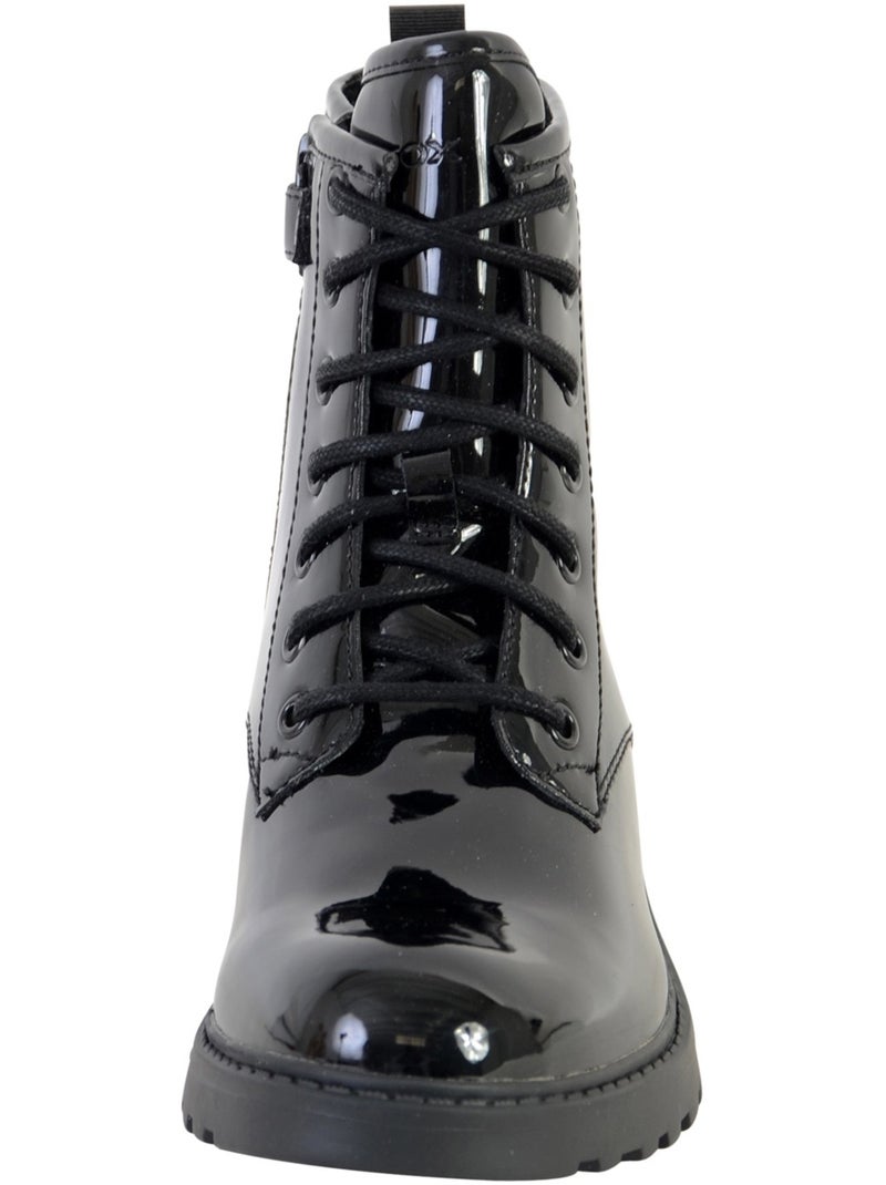 Bottes Geox Enfant Fille J Casey Noir - Kiabi