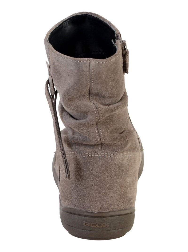Bottes Geox Enfant Fille J Hadriel Gris - Kiabi