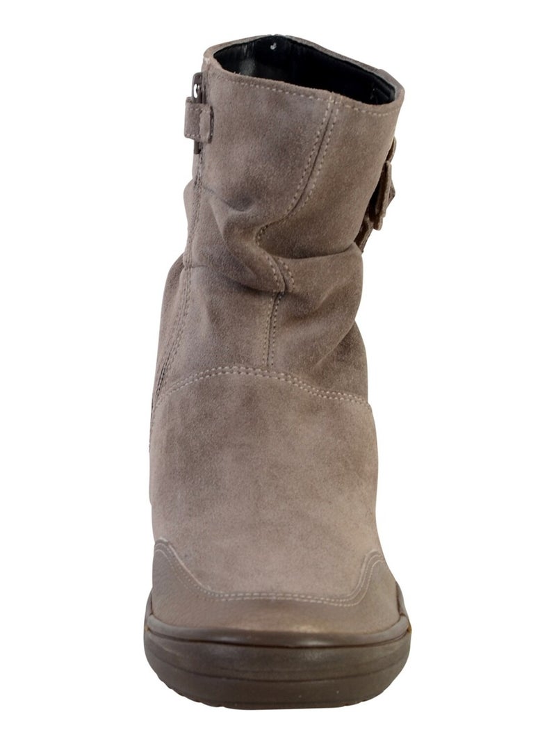 Bottes Geox Enfant Fille J Hadriel Gris - Kiabi
