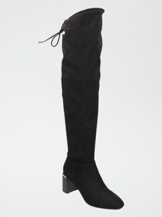 Bottes hautes cuissardes en suédine