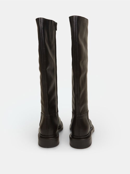 Bottes hautes en cuir BATA - Kiabi