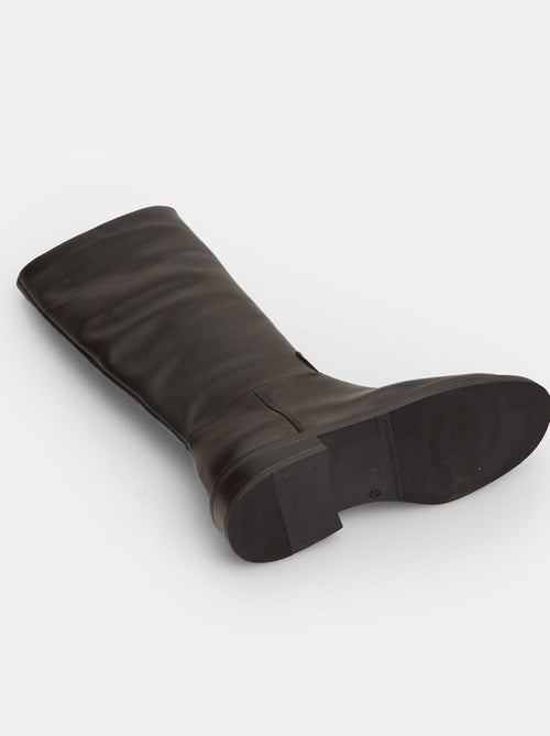 Bottes hautes en cuir BATA - Kiabi