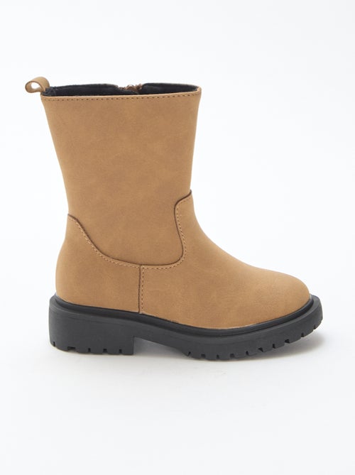 Bottes hautes zippées - Kiabi