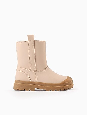 Bottes imperméables avec doublure en peluche douce