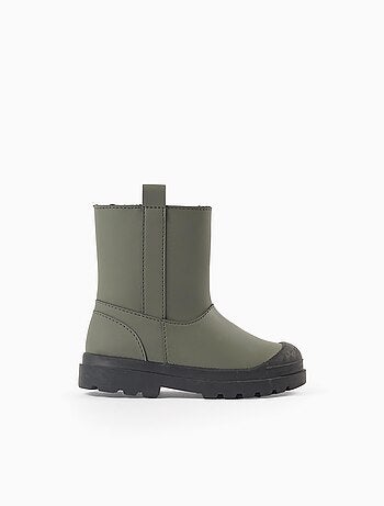 Bottes Imperméables avec Fausse Fourrure
