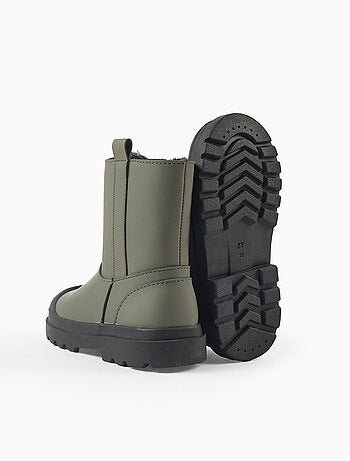 Bottes Imperméables avec Fausse Fourrure