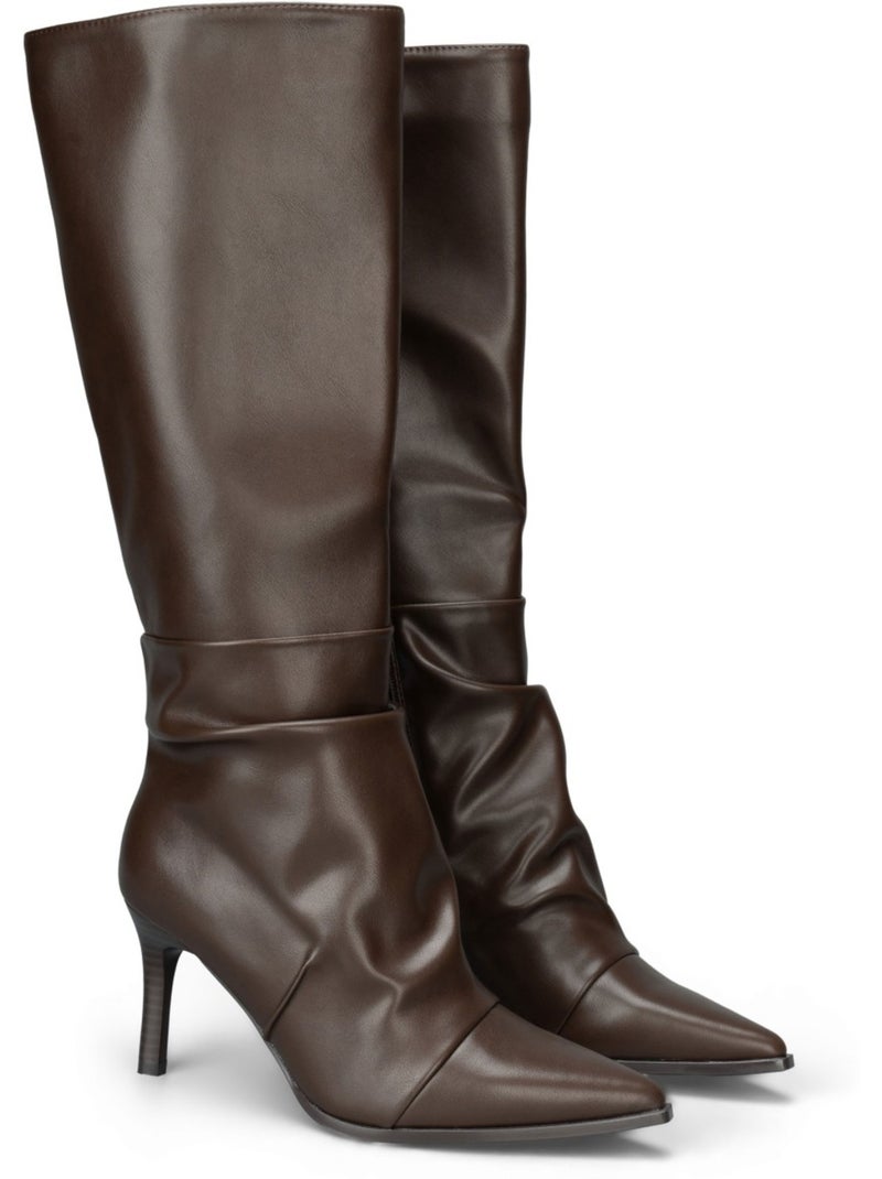 Bottes kebello Marron - Kiabi