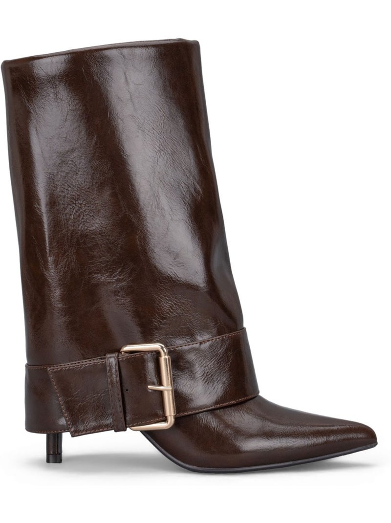 Bottes kebello Marron - Kiabi