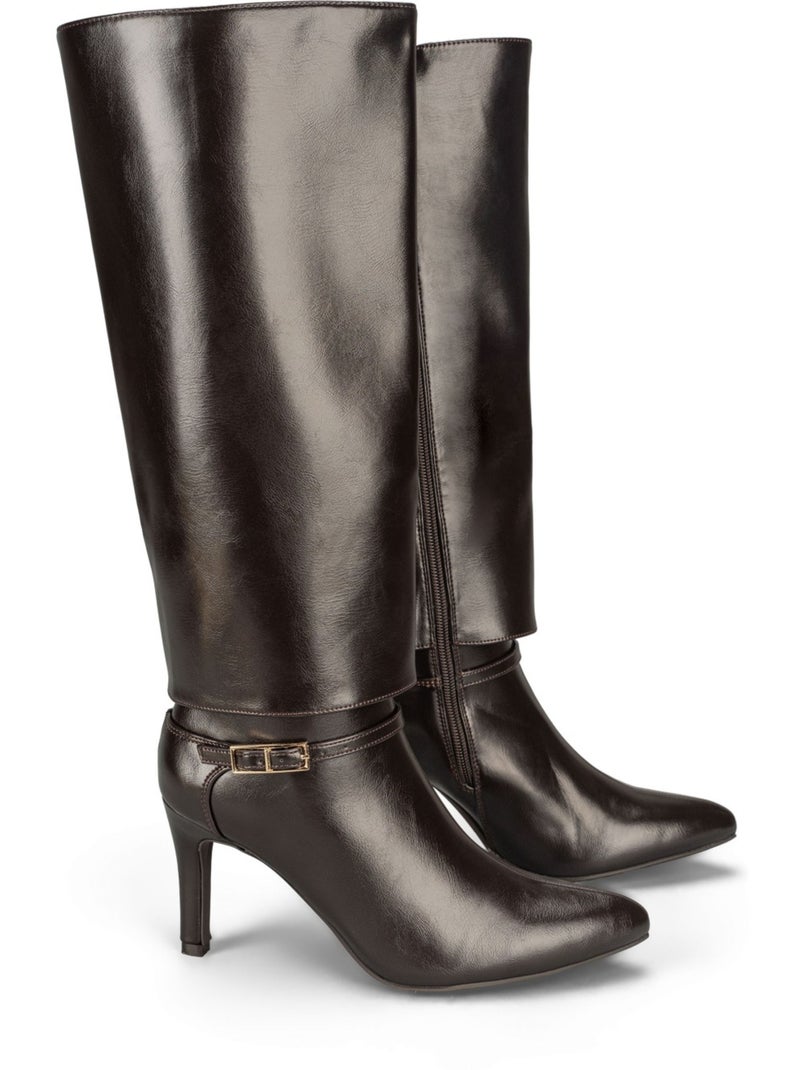 Bottes kebello Marron - Kiabi
