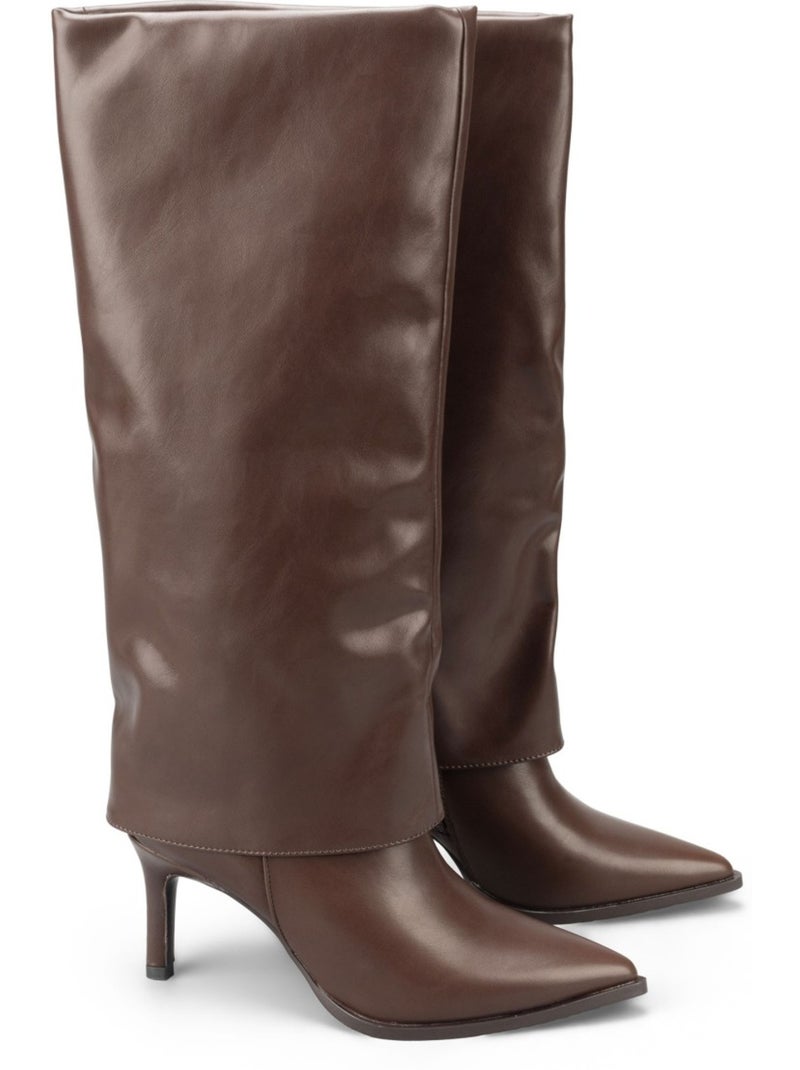 Bottes kebello Marron - Kiabi