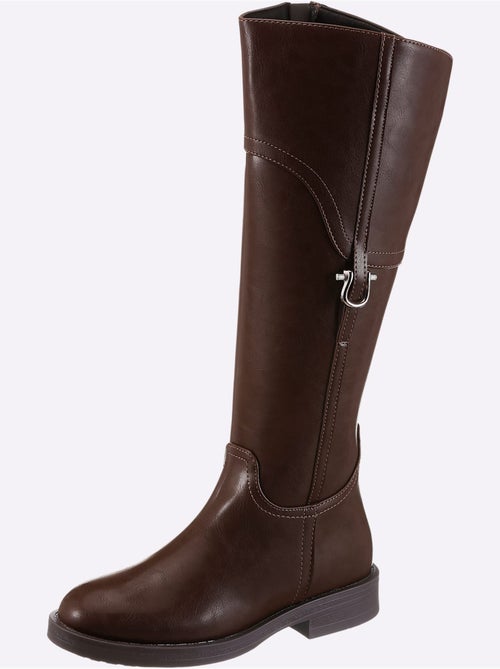 Bottes matière synthétique - taille standard - helline - Kiabi Bottes matière synthétique - taille standard - helline - Kiabi
