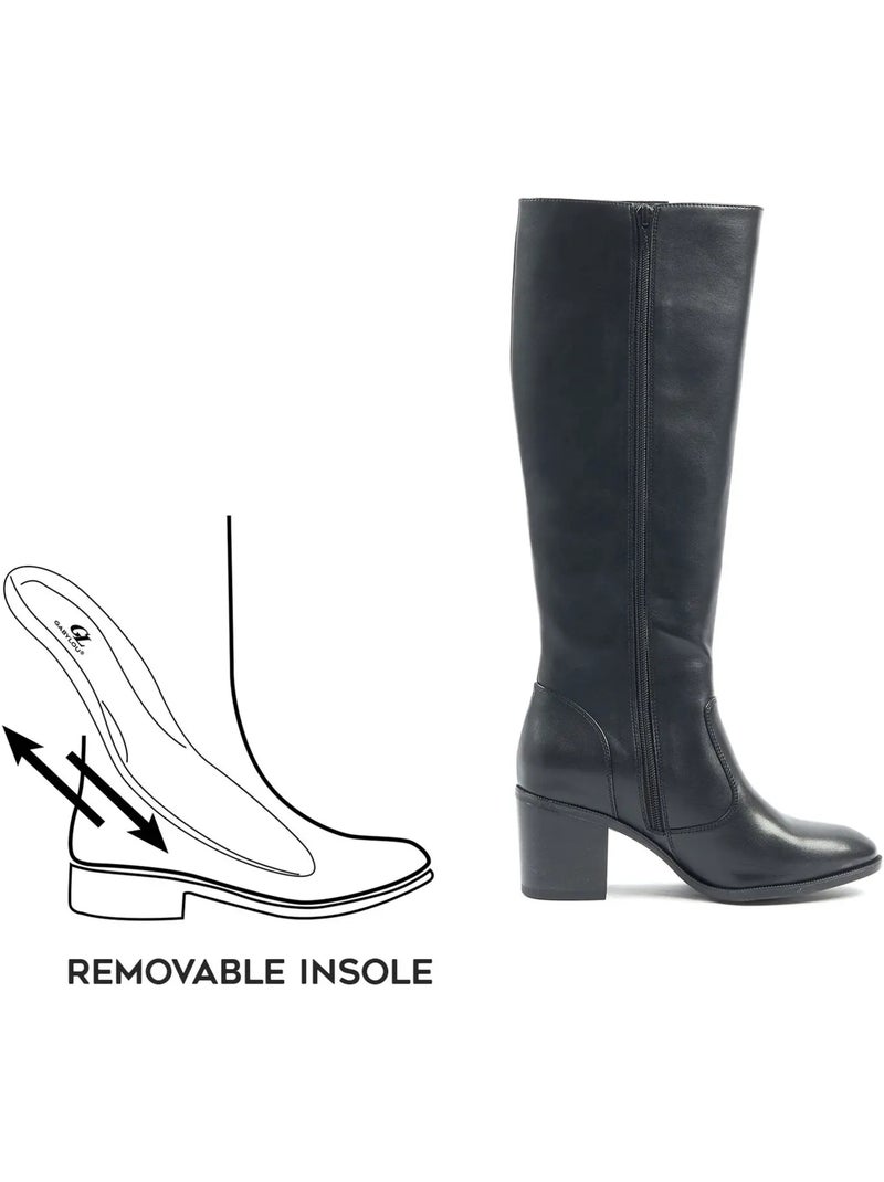 Bottes mollets fins S - Modèle Elea Noir - Kiabi