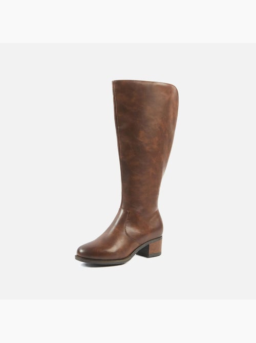 Bottes mollets larges 2xl - acai - Kiabi Bottes mollets larges 2xl - acai - Kiabi