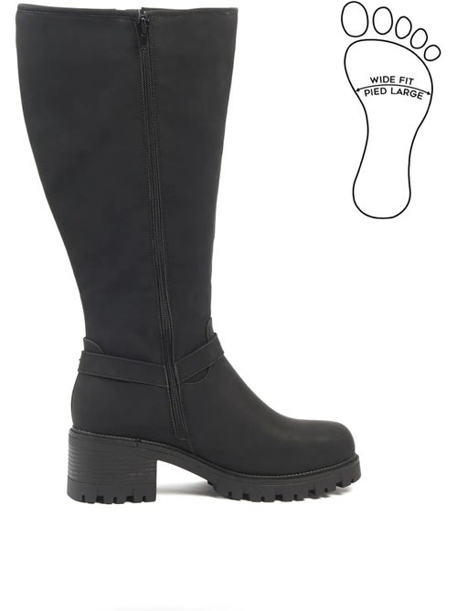 Bottes mollets larges 2xl - apricot - Kiabi Bottes mollets larges 2xl - apricot - Kiabi
