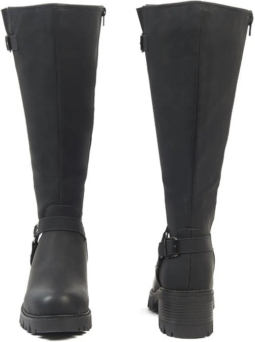 Bottes mollets larges 2xl - apricot - Kiabi Bottes mollets larges 2xl - apricot - Kiabi