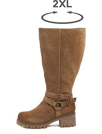 Bottes mollets larges 2xl - detroit