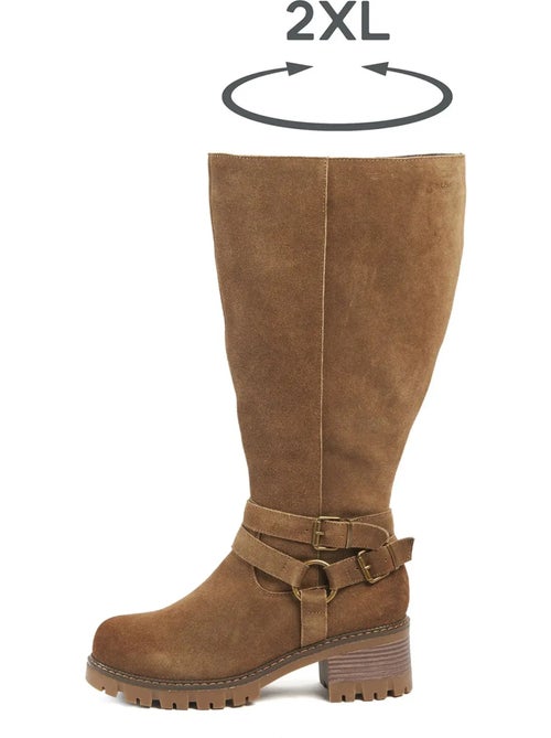 Bottes mollets larges 2xl - detroit - Kiabi Bottes mollets larges 2xl - detroit - Kiabi