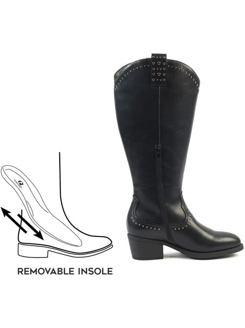 Bottes mollets larges 2xl - grapes - Kiabi