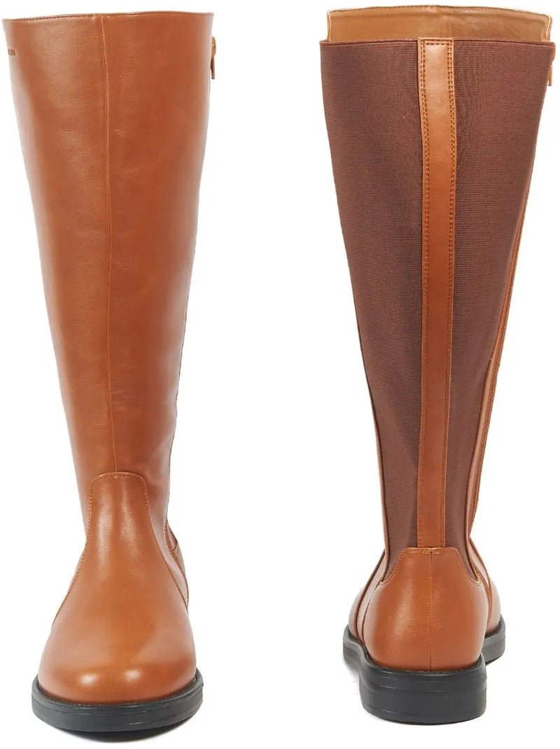 Bottes mollets larges 2xl - guiomar Camel - Kiabi