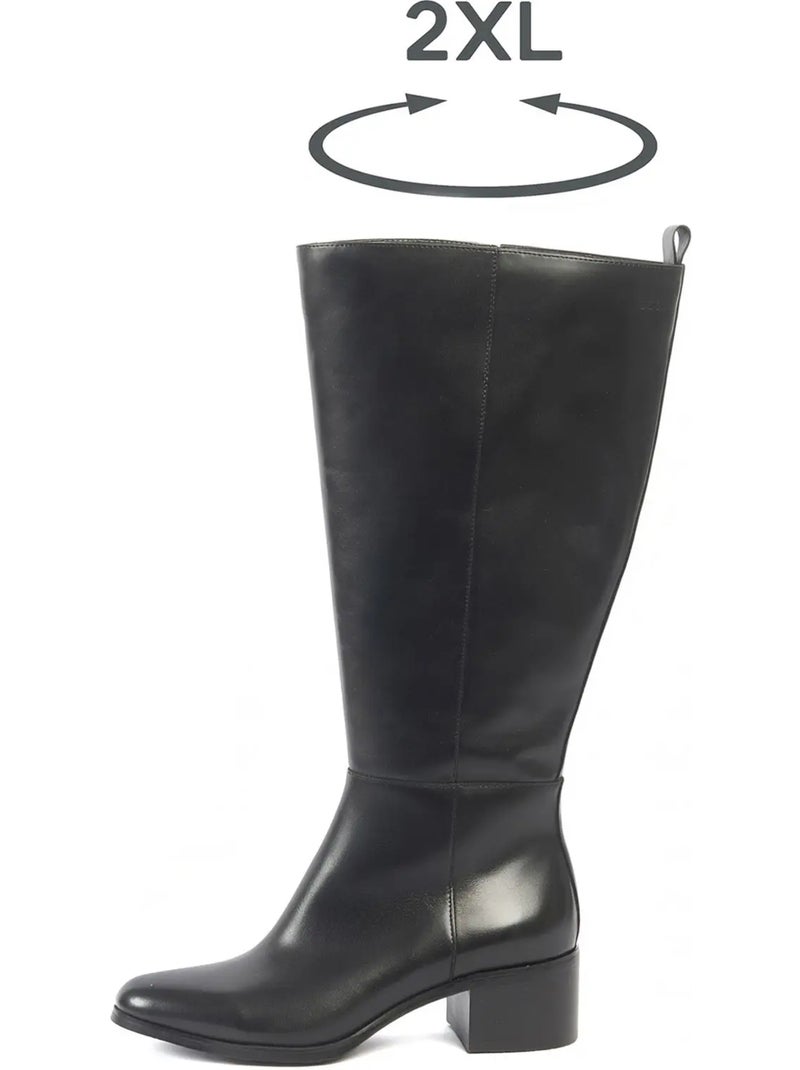 Bottes mollets larges 2xl - houston Noir - Kiabi