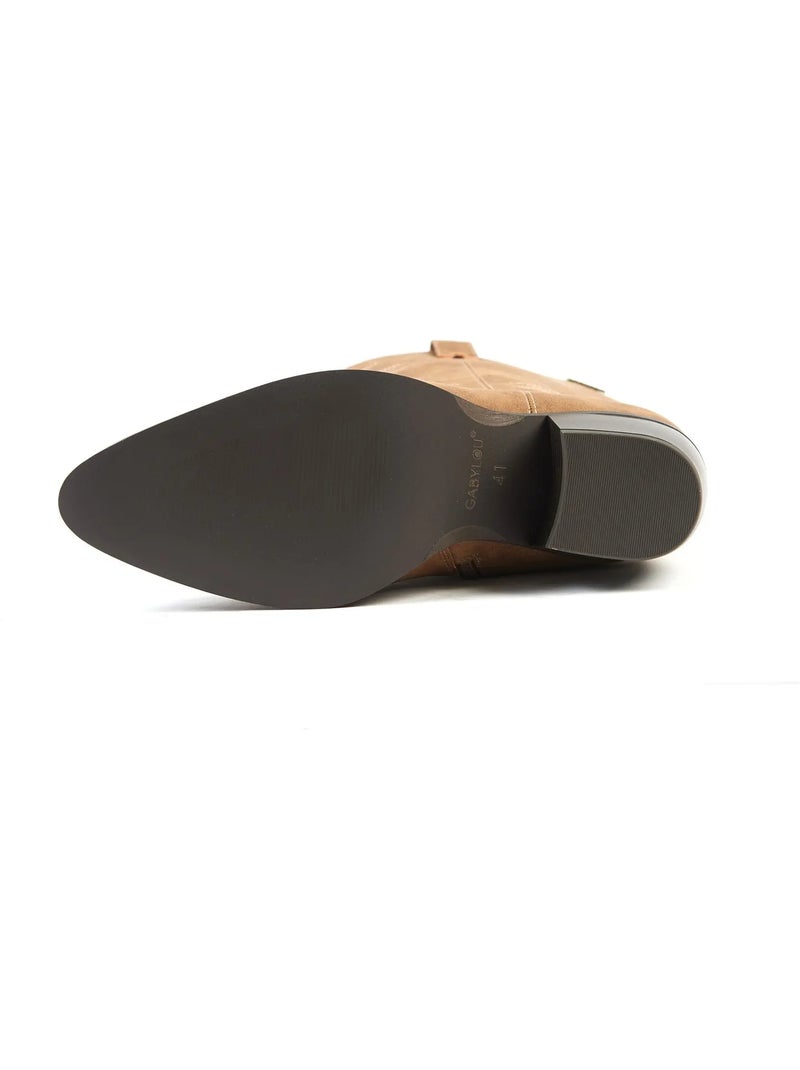 Bottes mollets larges 2xl - irina Gris taupe - Kiabi