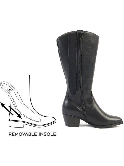 Bottes mollets larges 2xl - irina - Kiabi Bottes mollets larges 2xl - irina - Kiabi