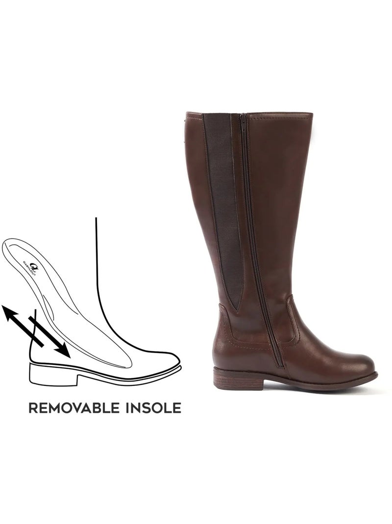 Bottes mollets larges 2XL - Melania Marron foncé - Kiabi