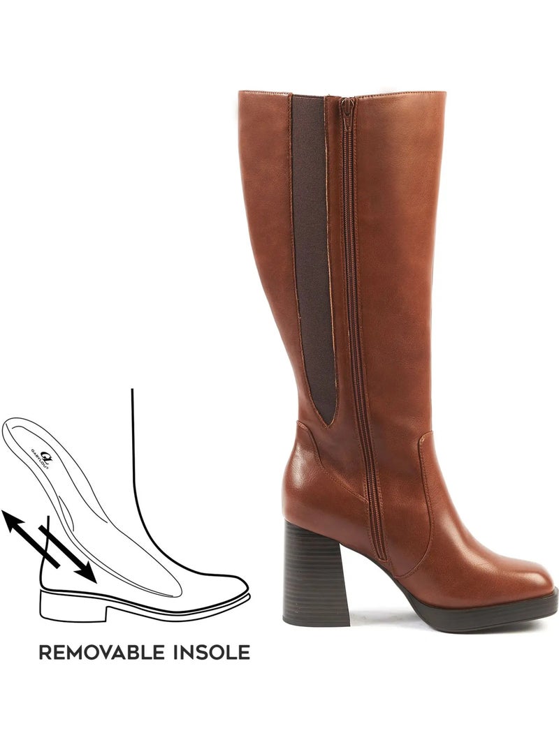 Bottes mollets larges 2xl - melissa Marron - Kiabi