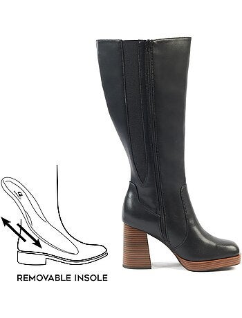 Bottes mollets larges 2XL - Modèle Melissa