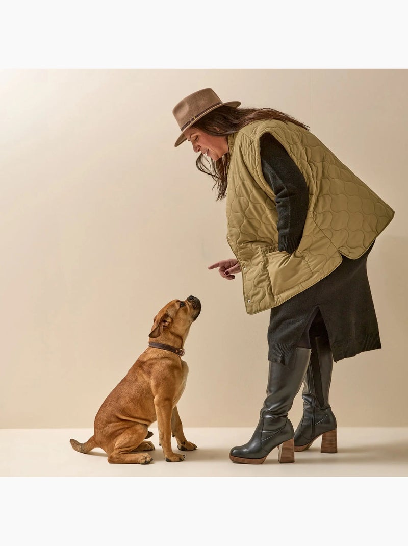 Bottes mollets larges 2XL - Modèle Melissa Noir Marron - Kiabi