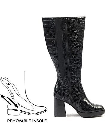 Bottes mollets larges 2XL - Modèle Melissa