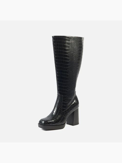 Bottes mollets larges 2XL - Modèle Melissa - Kiabi