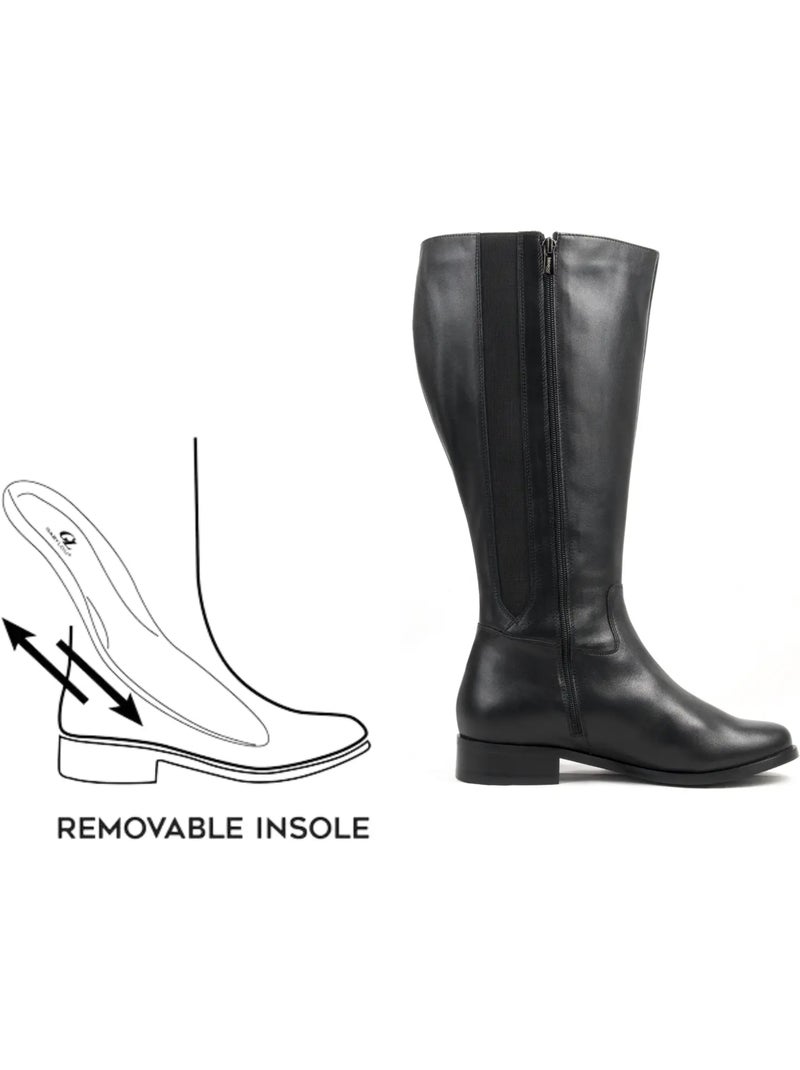 Bottes mollets larges 2xl - paris Noir - Kiabi