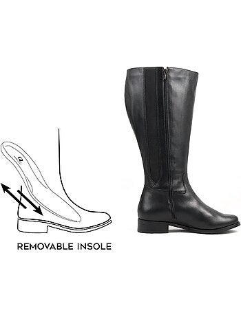 Bottes mollets larges 2XL - Paris