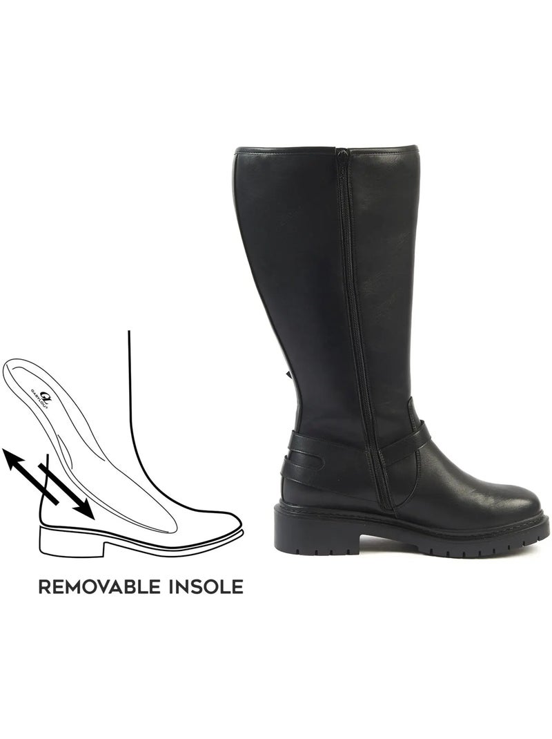 Bottes mollets larges 2XL - Penelope Noir - Kiabi