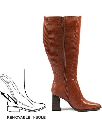 Bottes mollets larges 2XL - Sarah