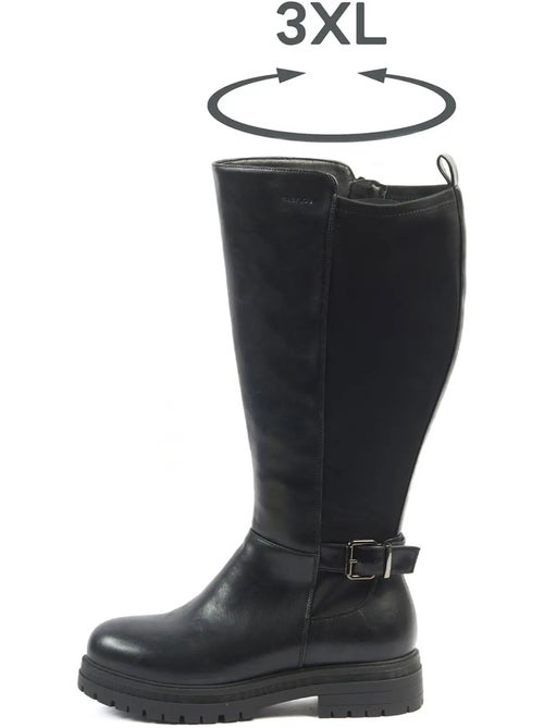 Bottes mollets larges 3xl - kylie - Kiabi Bottes mollets larges 3xl - kylie - Kiabi