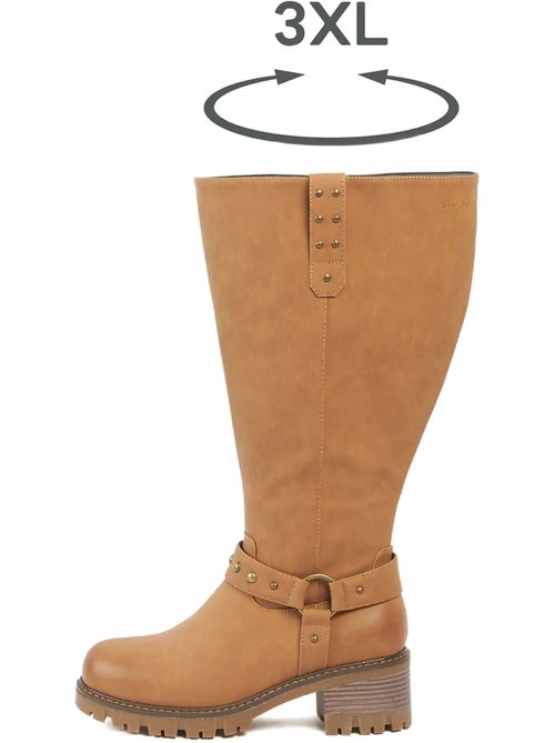 Bottes mollets larges 3xl - lime - Kiabi Bottes mollets larges 3xl - lime - Kiabi