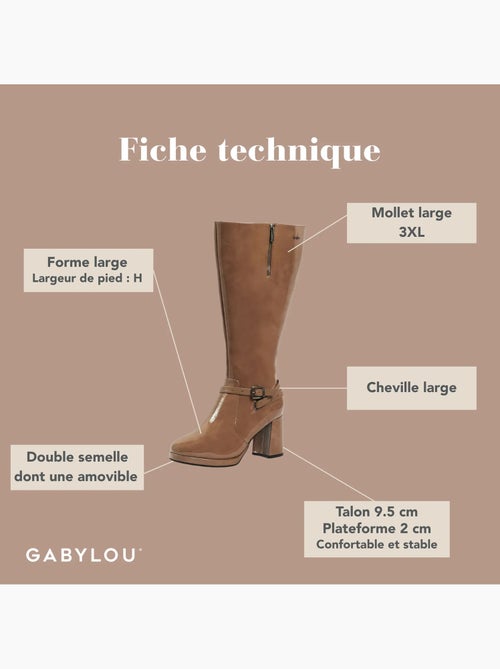 Bottes mollets larges 3xl - manon - Kiabi Bottes mollets larges 3xl - manon - Kiabi