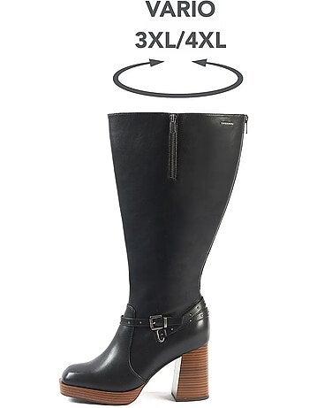 Bottes mollets larges 3XL - Modèle Manon