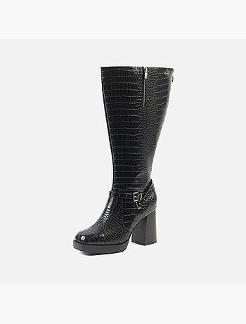 Bottes mollets larges 3XL - Modèle Manon
