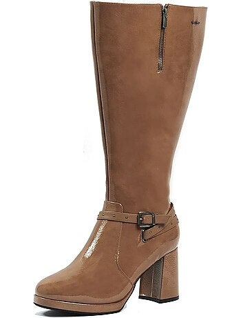 Bottes mollets larges 3XL - Modèle Manon