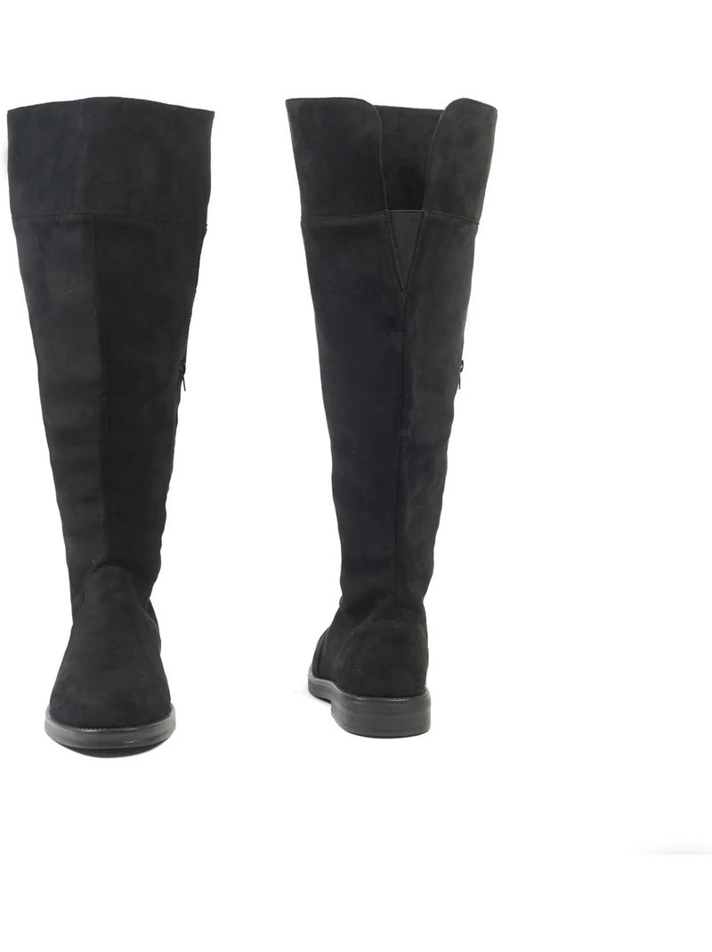 Bottes mollets larges 3xl - sandra Noir - Kiabi
