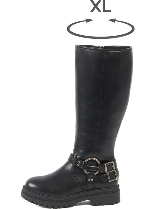 Bottes mollets larges xl - angelina - Kiabi