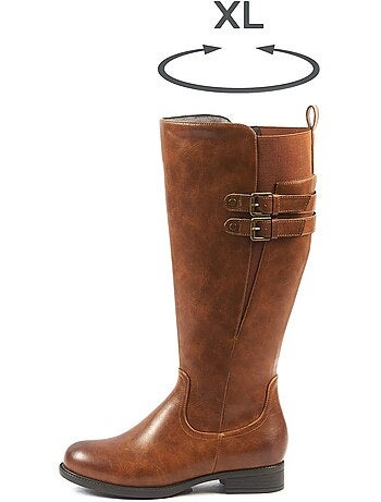 Bottes mollets larges XL - Banana