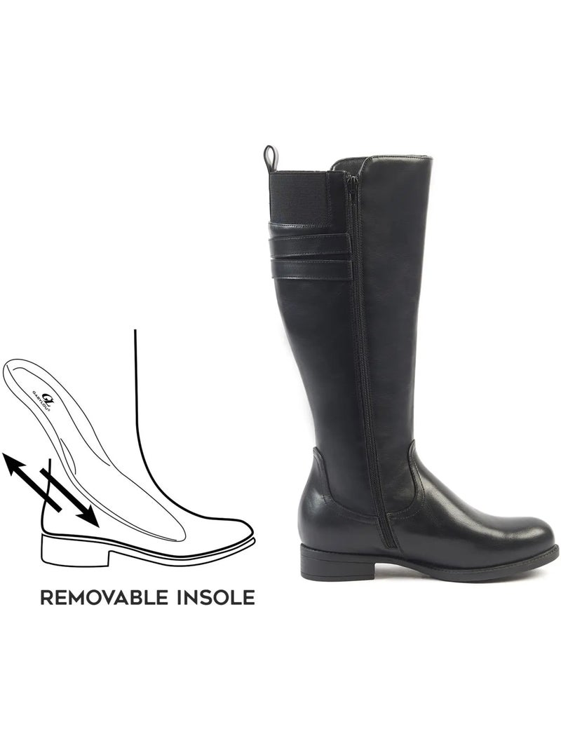 Bottes mollets larges XL - Banana Noir - Kiabi