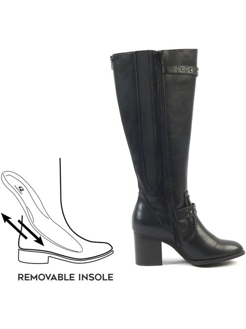Bottes mollets larges XL - Chrystel - Kiabi Bottes mollets larges XL - Chrystel - Kiabi
