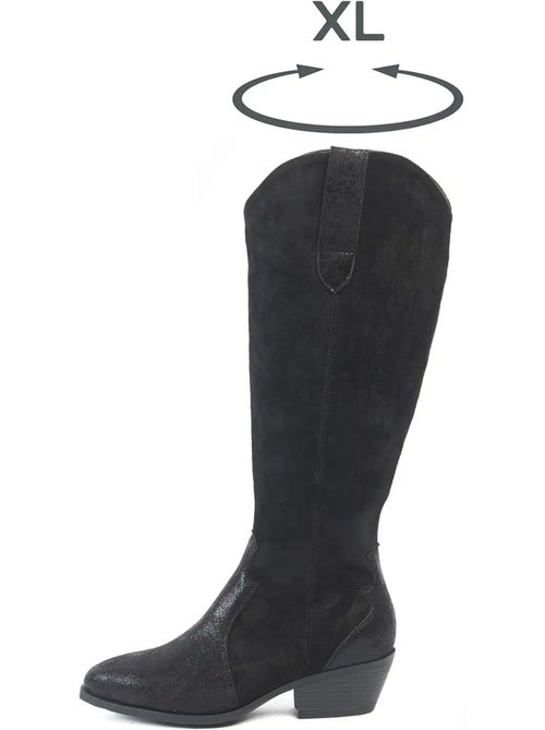 Bottes mollets larges xl - coconut - Kiabi