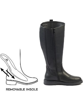 Bottes mollets larges XL - Isabelle